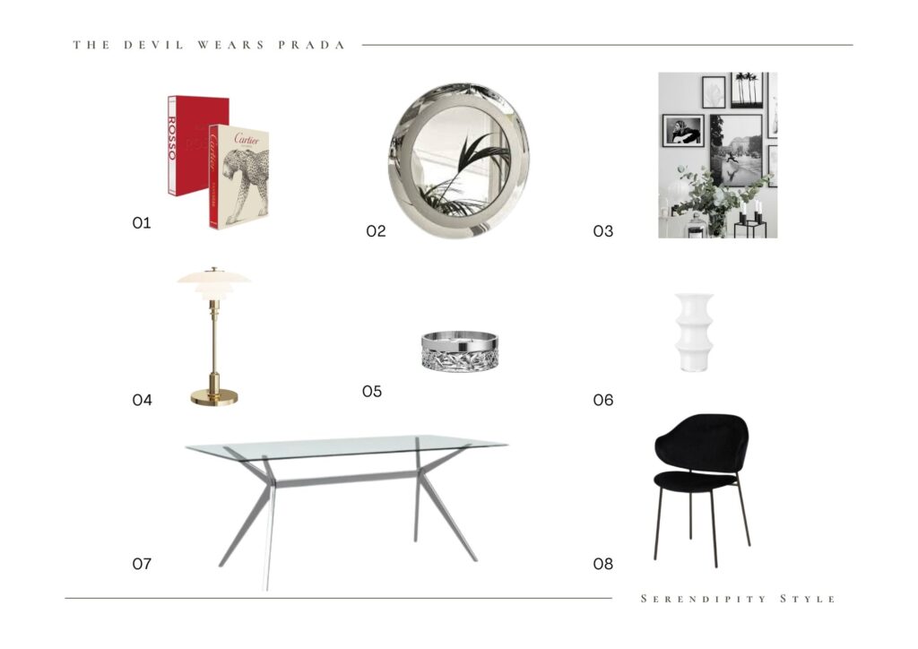 プラダを着た悪魔をイメージするインテリアアイテム